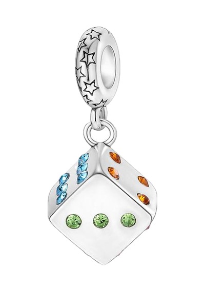 Zar Sallantılı Charm Gümüş