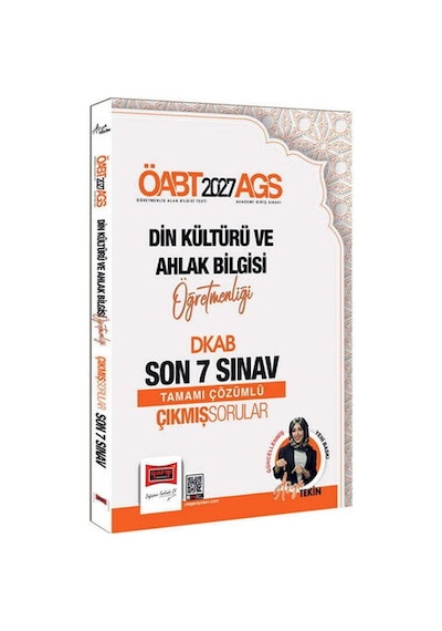 Yargı Yayınları 2027 Öabt Ags Din Kültürü Ve Ahlak Bilgisi Öğretmenliği Dkab Tamamı Çözümlü Son 7 Sınav Çıkmış Sorular