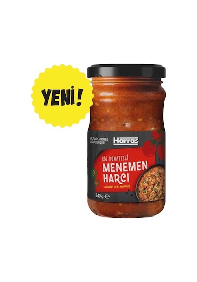 Közlenmiş Domates Menemen Harcı Gurme Lezzet %82 Domates Oranı 340 Gr 4 Adet Toplam 1360 Gr