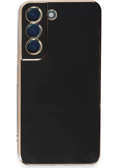 Newface Samsung Galaxy S21 Kılıf Volet Silikon - Siyah