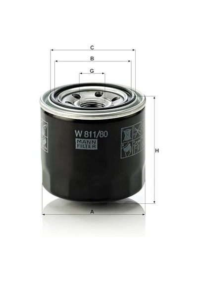 W 811/80 Yağ Filtresi Hyundai