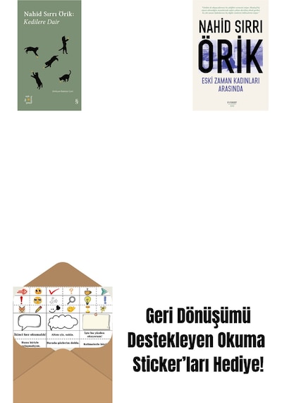 Everest Açıkhava 29 - Kedilere Dair + Eski Zaman Kadınları Arasında + Okuma Sticker'ları
