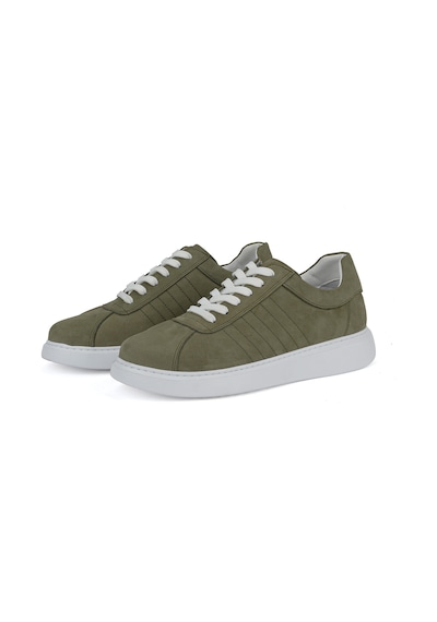 Ziya, Erkek Hakiki Deri Sneaker 1611066z2880 Haki 1611066z2880 610