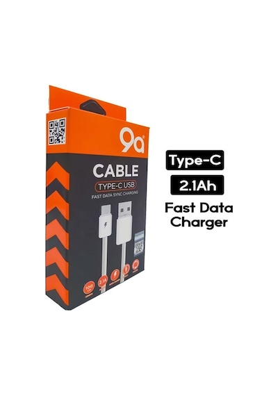 9a Type-c V008 2.1a 100 Cm Şarj Ve Data Kablosu