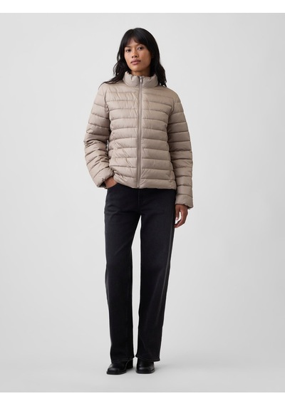 Gap V-frch Logo Lw Puffer Jkt Kadın Bej Mont 910106003
