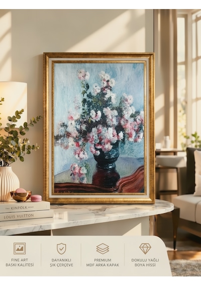 Gold Varaklı Vintage Çerçeveli Büyük Boy Tablo Claude Monet Kasımpatılar Dokulu Yağlı Boya Görünümlü Fine Art Baskı Dekoratif Tablo 50 X 70 Çerçeveli 60 X 80 Gold Varaklı Vintage Çerçeveli Büyük Boy Tablo Claude Monet Kasımpatılar Dokulu Yağlı Boya Görünümlü Fine Art Baskı Dekoratif Tablo 50 X 70 Çerçeveli 60 X 80