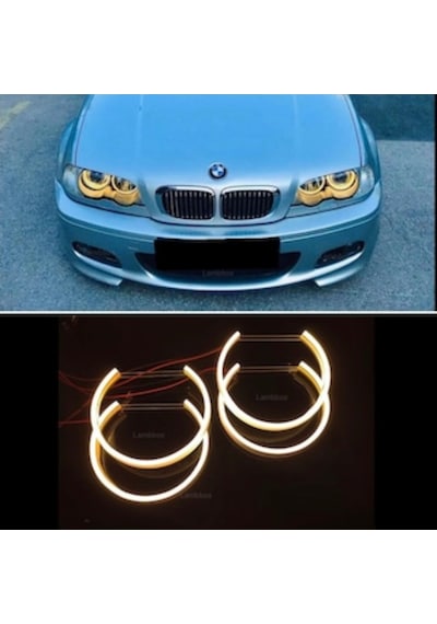Bmw E46 Led Angel Halka Seti Günışığı Oem Görünüm Far İçi Premium Görüntü