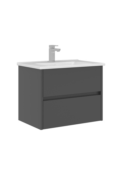 Orka Arno 65 Cm Parlak Antrasit Çekmeceli Banyo Dolabı Alt Modül Lavabo Antrasit Orka Arno 65 Cm Parlak Antrasit Çekmeceli Banyo Dolabı Alt Modül Lavabo Antrasit