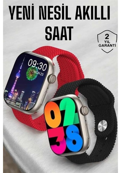 Akıllı Saat Tema Değiştirme Uyku Ve Sağlık Takibi Bluetooth Bağlantılı Beyaz