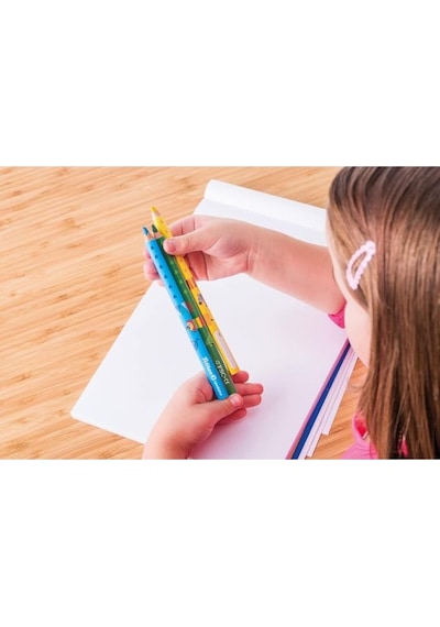 Pelikan Combino 12'li Jumbo Kuru Boya Kalemi / 811194 Çok Renkli