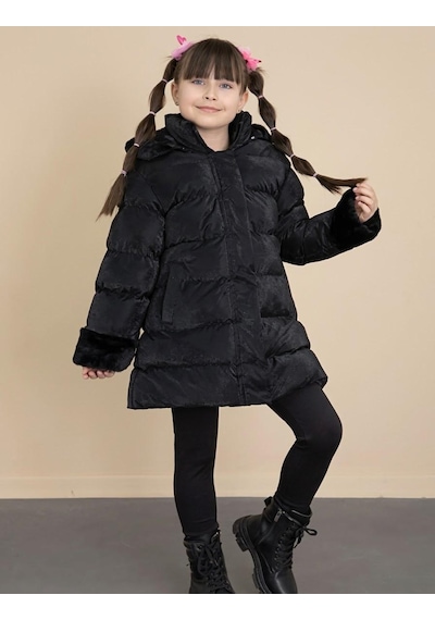Boutiguestyles Kız Çocuk Şişme Mont Kürklü Gri Sedefli Işıltılı Çıkarılabilir Kapüşonlu Fermuarlı Siyah Boutiguestyles Kız Çocuk Şişme Mont Kürklü Gri Sedefli Işıltılı Çıkarılabilir Kapüşonlu Fermuarlı Siyah
