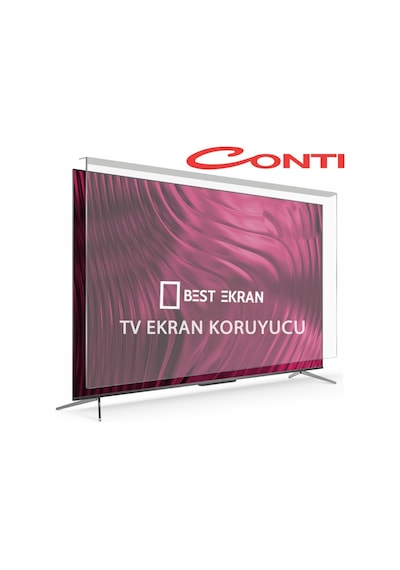 Conti Ct50an200u Tv Ekran Koruyucu - Conti 50" İnç 127 Ekran 4k Uhd Frameless Android Tv
