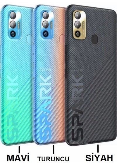 Tecno Spark 7t Kf6p Kasa Arka Kapak Pil Kapağı - Mavi