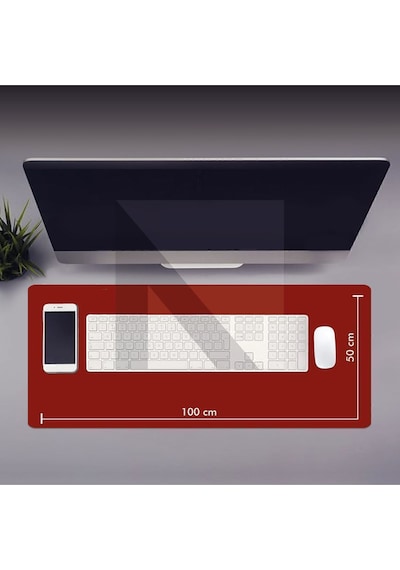 MP05 - 100x50 3xlarge Kırmızı Gaming Mousepad Ev Ofis Oyun