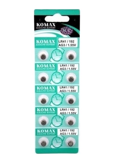 Özel Pil Ag3 Saat Pili - Düğme Pil 10lu Paket Lr41/192 1.55v
