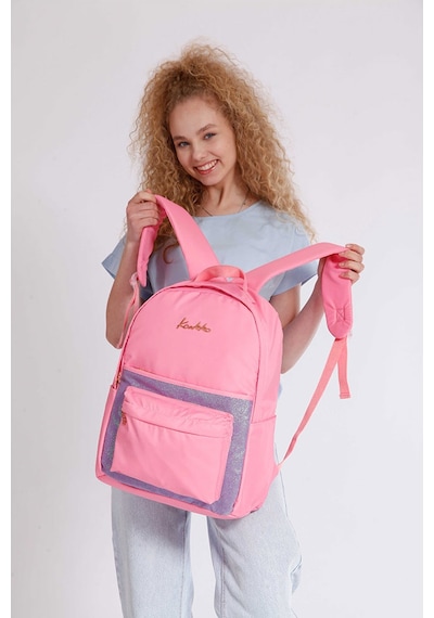 Kaukko Magical Sırt Çantası Simli-Roze K1353