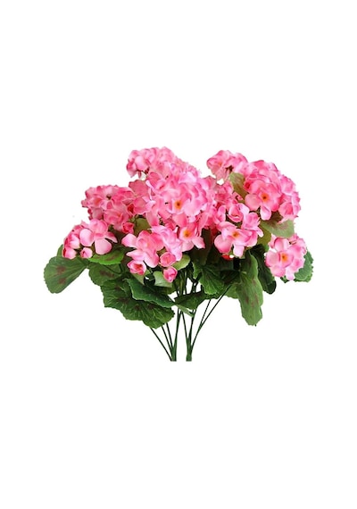 Yapay Çiçek Sardunya Demeti 40 25cm 1.kalite Pembe Balkon Çiçeği