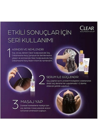 Clear Scalpceuticals Saç Dökülmesine Karşı Saç Bakım Kremi 170 ML