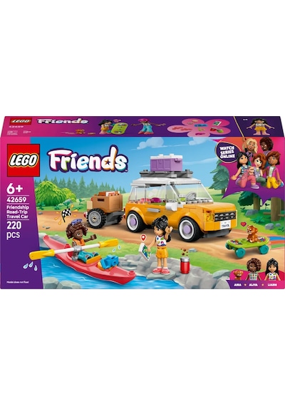 LEGO® Friends Arkadaşlık Seyahat Arabası 42659 - 6 Yaş ve Üzeri Çocuklar için Yaratıcı Oyuncak Yapım Seti (220 Parça)