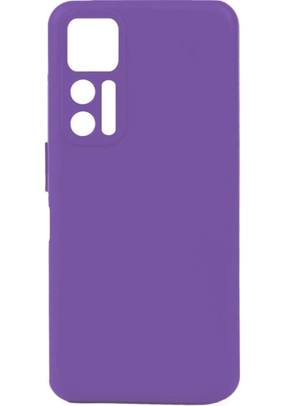 Tcl 30 Plus Kılıf Biye Silikon - Mor Mor Mor