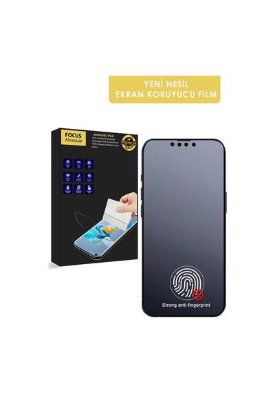 Apple iPhone 12 Premium Mat Ekran Koruyucu Özel Kesim Hydrogel Film Uyumlu