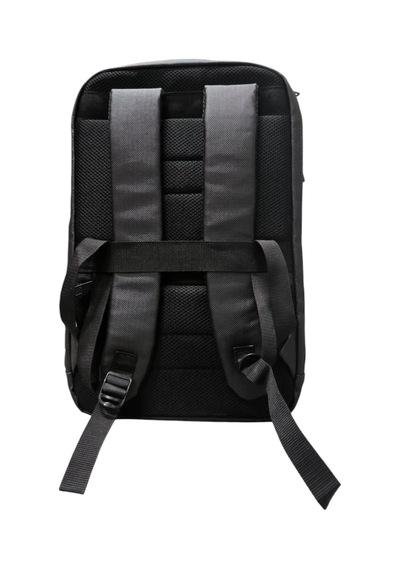 17'' İnç Siyah Kumaş Laptop Bilgisayar Seyahat Günlük Okul Unisex Sırt Çantası Siyah - Siyah