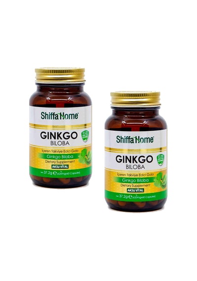 Shiffa Home (Aksuvital) Ginkgo Biloba 620 MG 60 Kapsül x 2 Adet