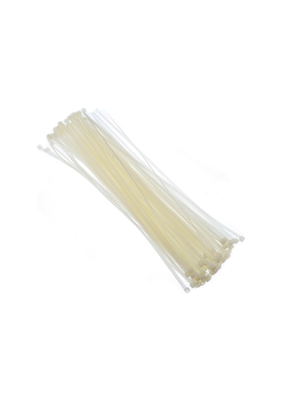 Tek-iş Plastik Kablo Bağı Klipsi Cırt Kelepçe 367 Mm X 5 Mm Beyaz 20 Adet