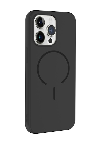 Apple Uyumlu iPhone 13 Pro Kılıf M-safe Şarj Özellikli Sys Meta Kapak - Siyah Siyah