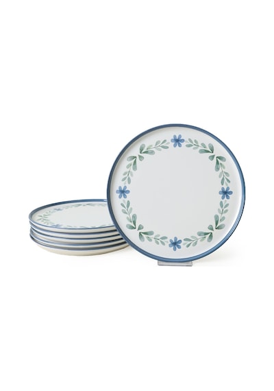 Keramika Daphne Nordic Servis Tabağı 28 Cm 6 Adet 22921 Çok Renkli