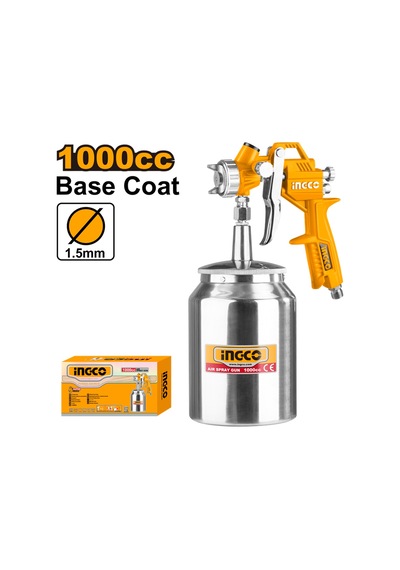 Boya Tabancası 1000cc Alttan Depo - Ing-asg3101