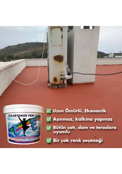 Boysat Efe Renkli Su Yalıtım Boyası 15 Kg - Kiremit Kırmızı