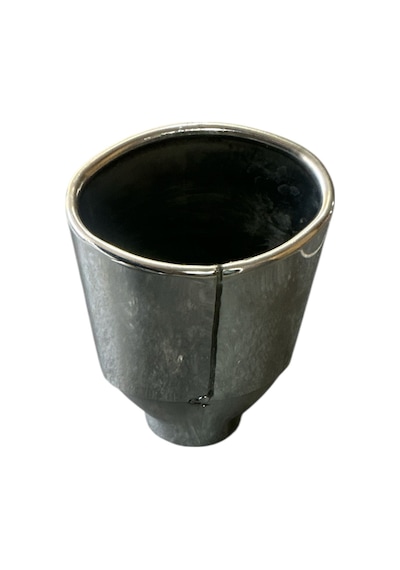 120 Lik Tekli Egzoz Ucu Oval, 120 Mm Oval Egzoz Ucu Eğik Model