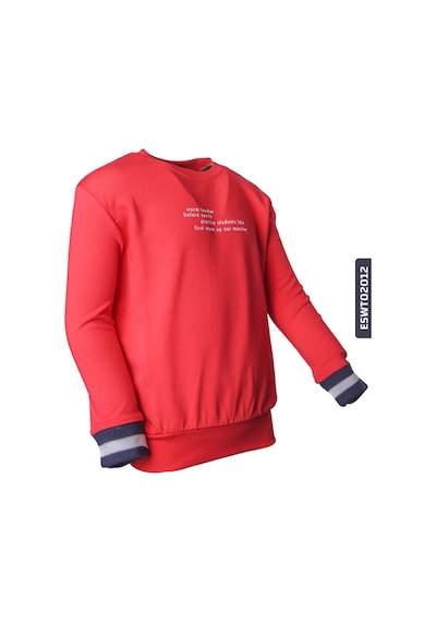 Xo Kids Erkek Sweatşirt 9-36 Ay 0043614 Eswt02012 Kırmızı
