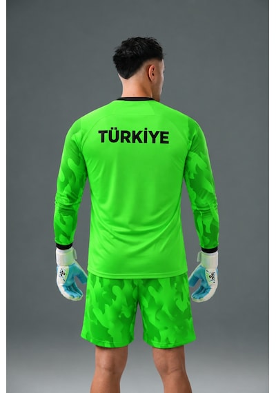 Hummel Elegance Milli Takım Kaleci Forma Takımı Neon Yeşil