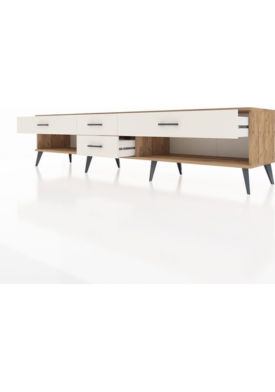 Hyperion Tv Ünitesi 4 Çekmeceli 220x44x51 Çam-çam/aytaşı Atlas Çam/aytası - Atlas Çam Hyperion Tv Ünitesi 4 Çekmeceli 220x44x51 Çam-çam/aytaşı Atlas Çam/aytası - Atlas Çam