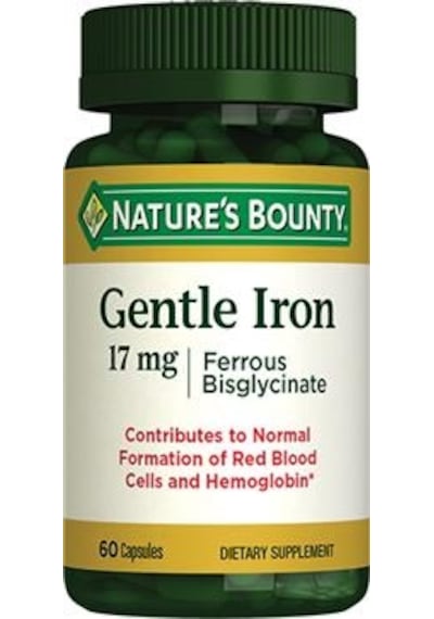 Natures Bounty Gentle Iron 17 Mg 60 Kapsül