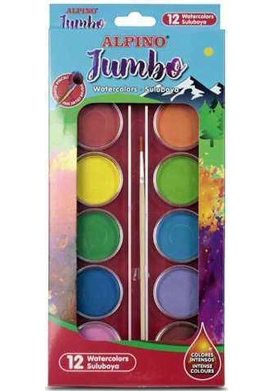 Alpino Jumbo Sulu Boya 12 Renk