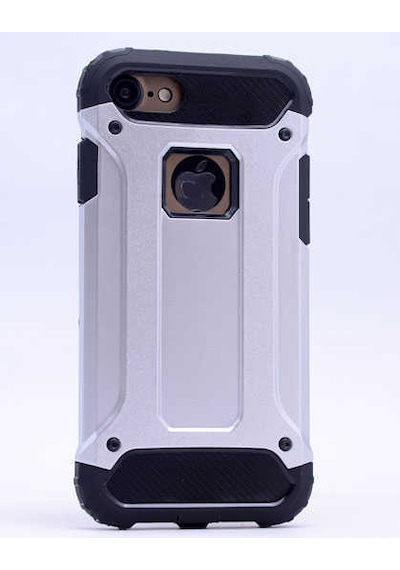 Kilifone - Apple Uyumlu iPhone 5 / 5s - Kılıf Çift Katman Zırh Tank Crash Military Kapak - Gri