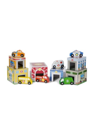 Melissa And Doug Diz Oyna Kule - Binalar ve Araçlar