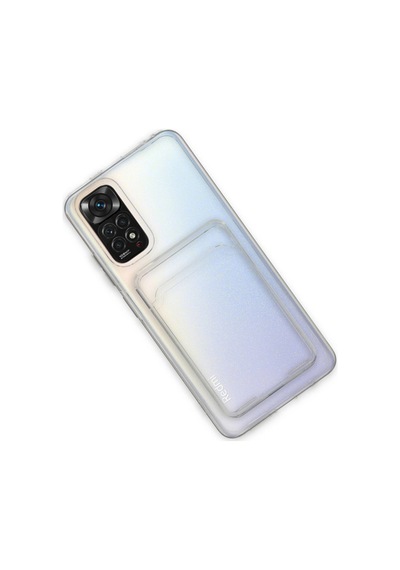 Redmi Note 11 Kılıf Kart Şeffaf Silikon - Şeffaf İtdark25038
