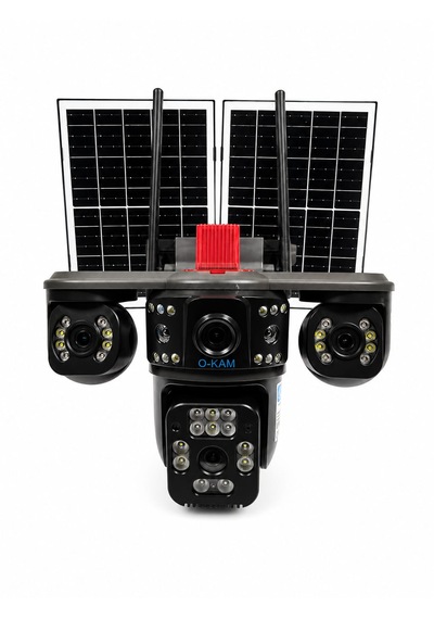 Okam 341 Premium 4 Lens 4g Solar Kamera