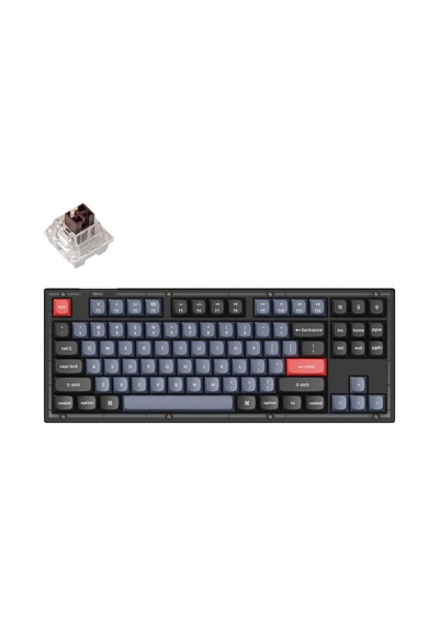 V3 QMK Custom-Keychron Brown Switch-RGB-Hotwap-Full Assembled-Fro