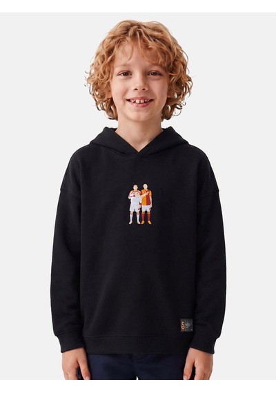 Gsstore Galatasaray & Reflect Studio Çocuk Legend Duo Hoodie Rsc2641 Siyah