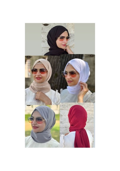 Aldaıyr 5 Krep Şal 180x70 Çok Renkli0502
