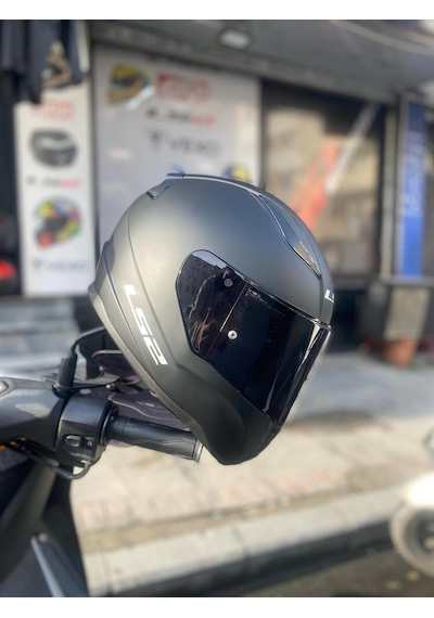 Ls2 Rapıd Mat Siyah Kask - Siyah Vizör Çok Renkli
