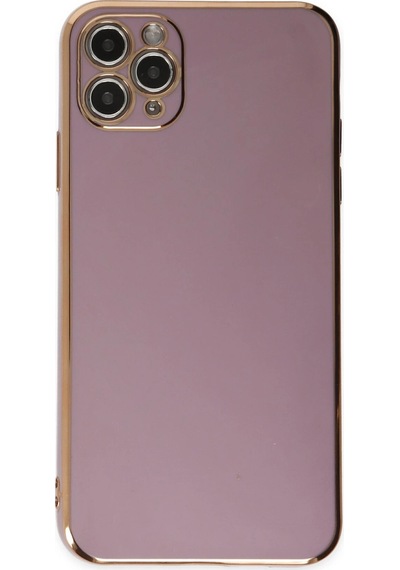 Newface - 512 - İphone 11 Pro Max Kılıf Volet Silikon - Metemıx - - Mor