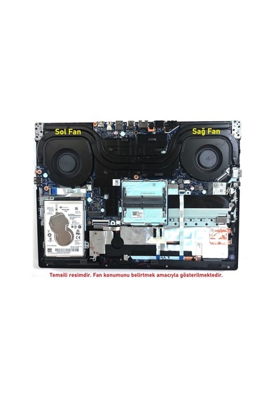 Lenovo Legion 81fv00nstx Fan V1 Sağ Fan 1 Adet