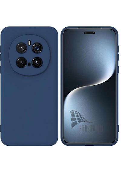 Honor Magic 7 Pro Uyumlu Silikon Kılıf - Kamera Korumalı Esnek Pastel Renk Kapak - Lacivert
