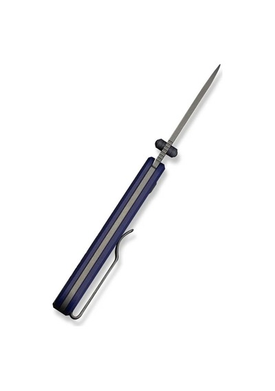Civivi Baby Banter Slip Joint Blue G10 Handle Gray Stonewashed Nitro-v Blade Kamp Çakı Mavi